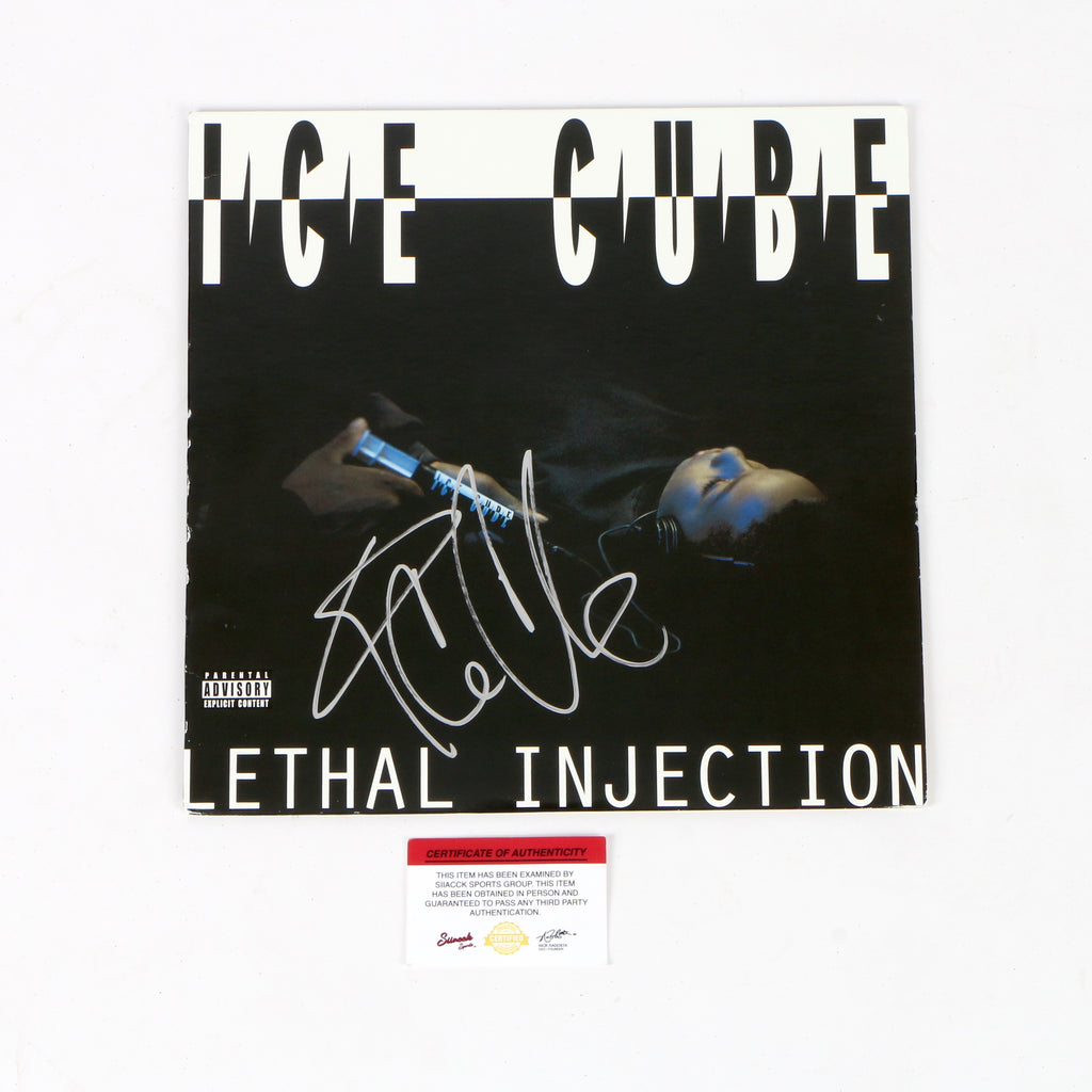 Ice Cube Signed Vinyl Lethal Injection