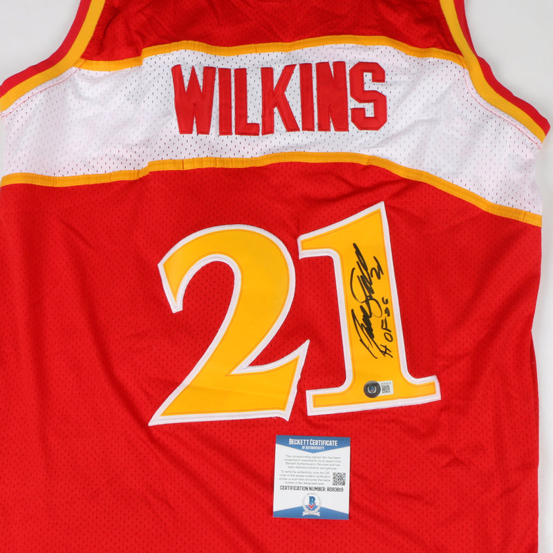 Dominique Wilkins Signed Jersey Atlanta Hawks