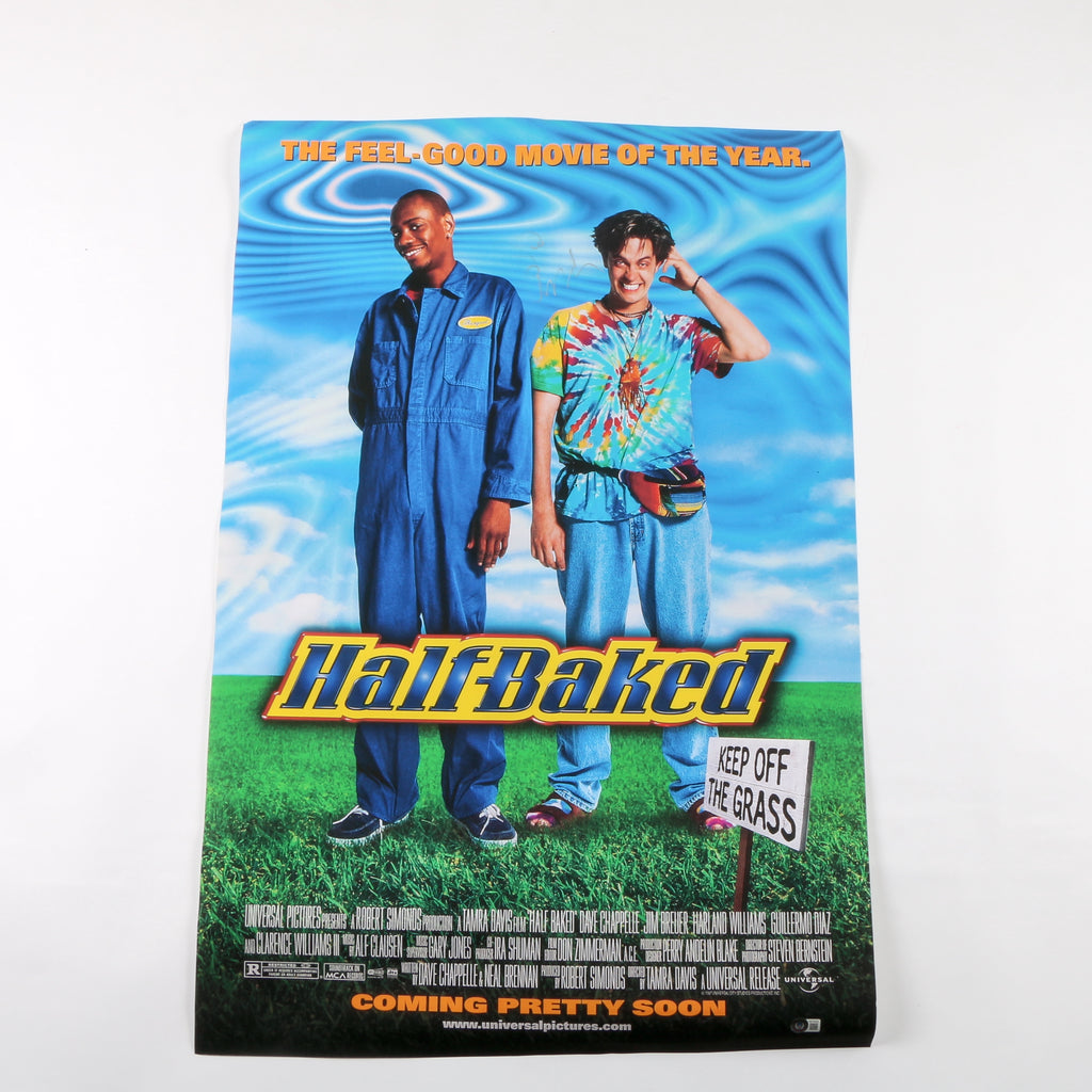 Dave Chappelle Signed Half Baked Movie Poster (Reprint Poster) Authentic Auto