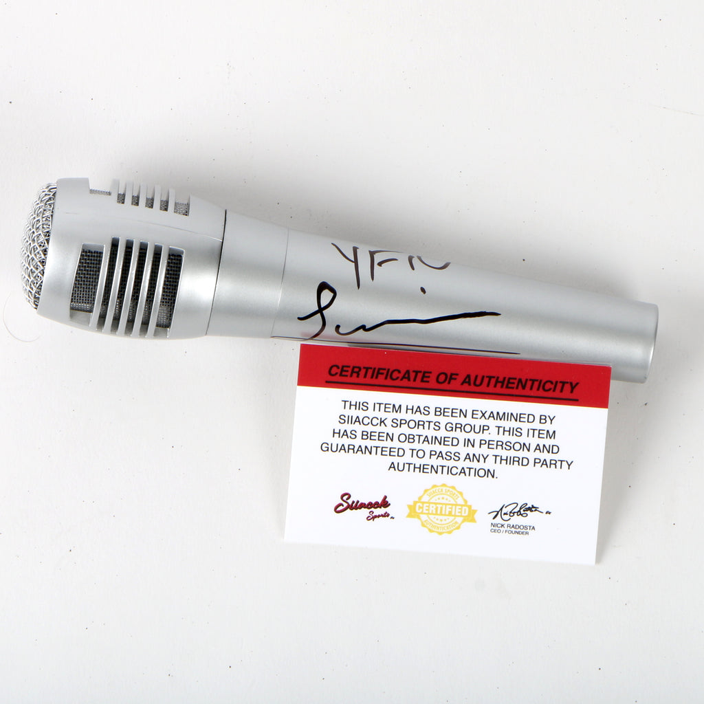 YFN Lucci Signed Mic Microphone