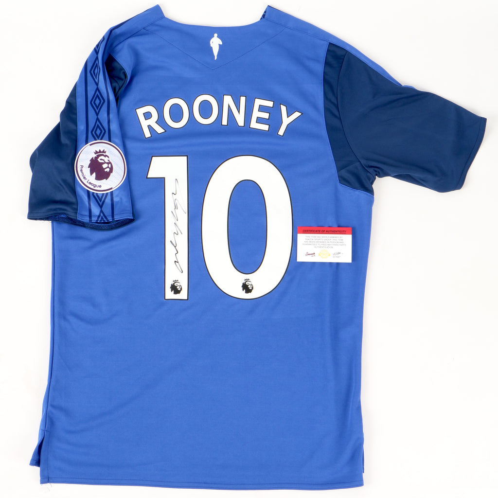 Wayne Rooney Signed Everton Soccer Jersey