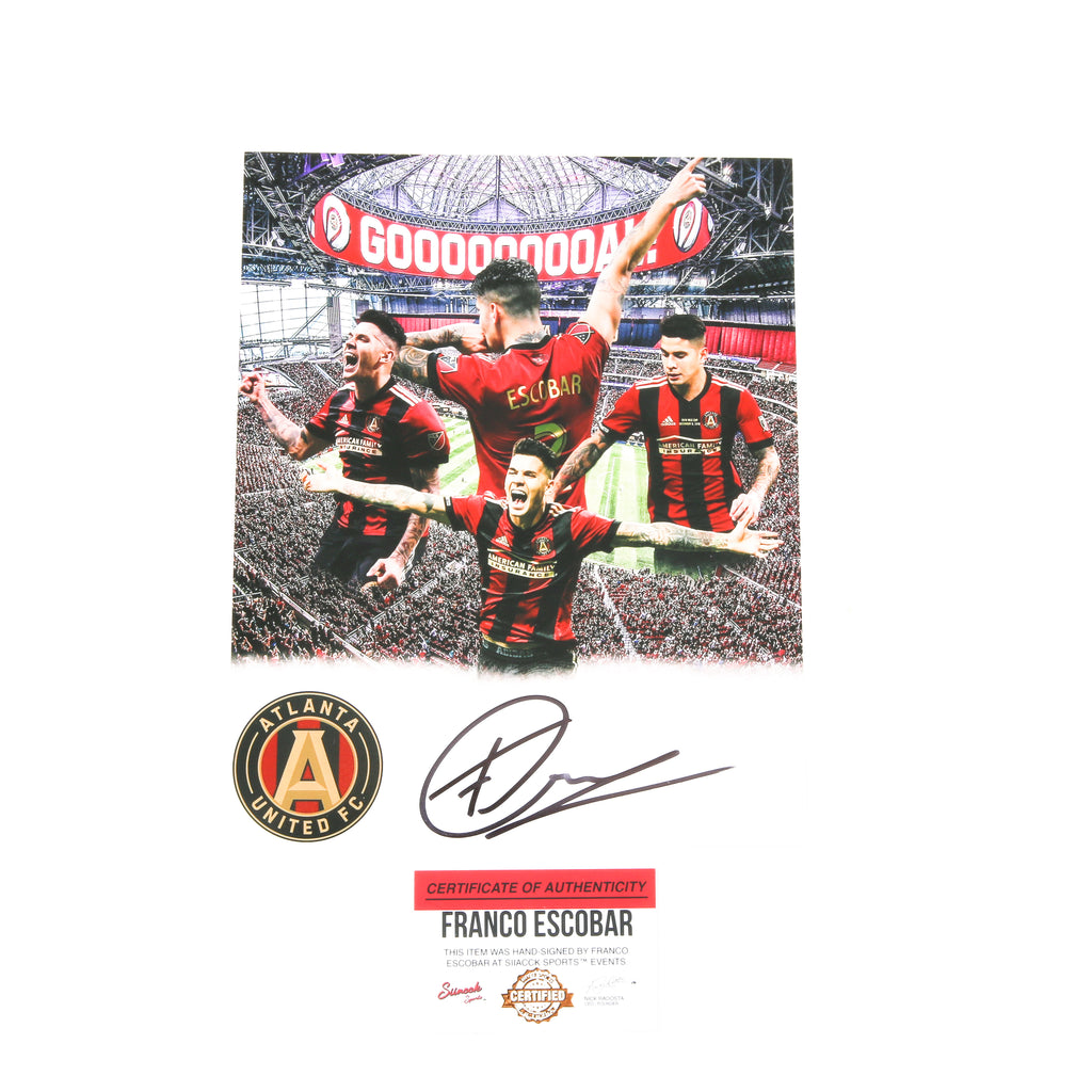 Franco Escobar Signed 8x10 Edit 2 Atlanta United FC